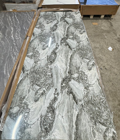 Marmer Plaat Hoogglans Flixie Marble | 290x122x0.3 | Waterbestendig Wandpaneel