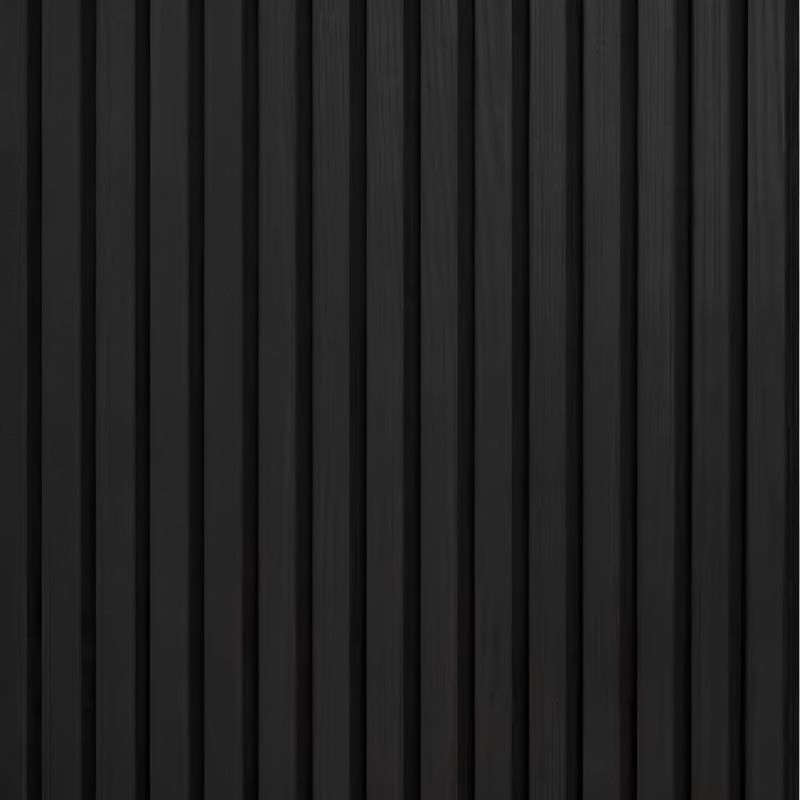 Akoestische Panelen Hout Zwart OAK | 240CM x 60CM