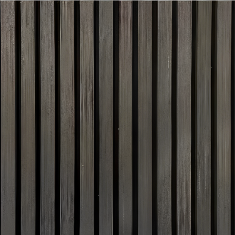 Akoestische Panelen Hout Dark Grey | 240CM x 60CM