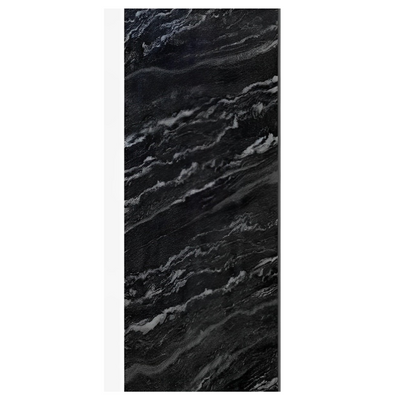 Marmer Plaat Hoogglans Zwart Marble  | 290x122x0.3| Waterbestendig Wandpaneel