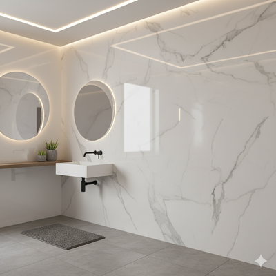 PVC wandpanelen in de woonkamer: modern design met weinig onderhoud