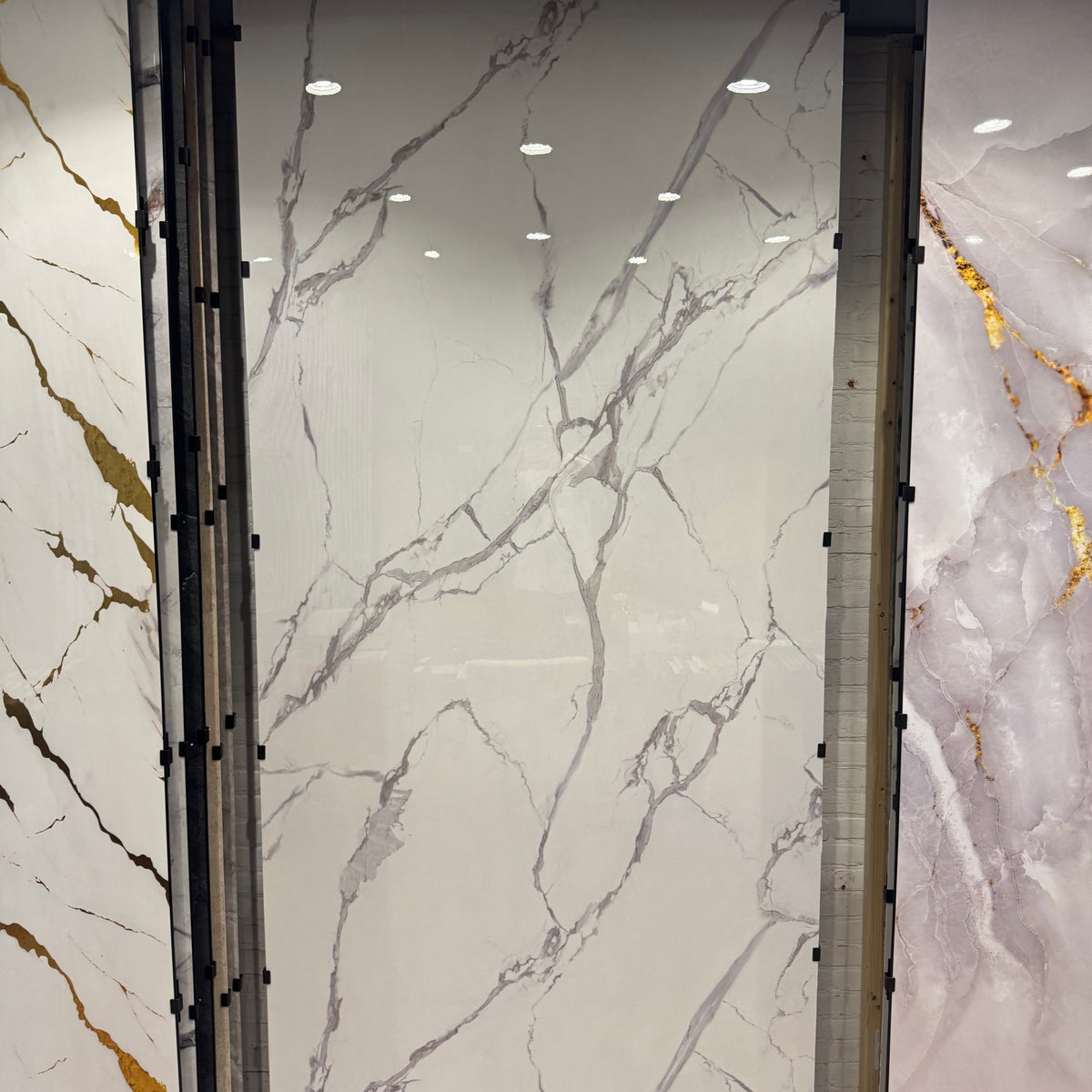 Wandpaneel Pvc MarmerPlaat Calacatta Marmer Wit| 280x122x0.3 | Waterbestendig