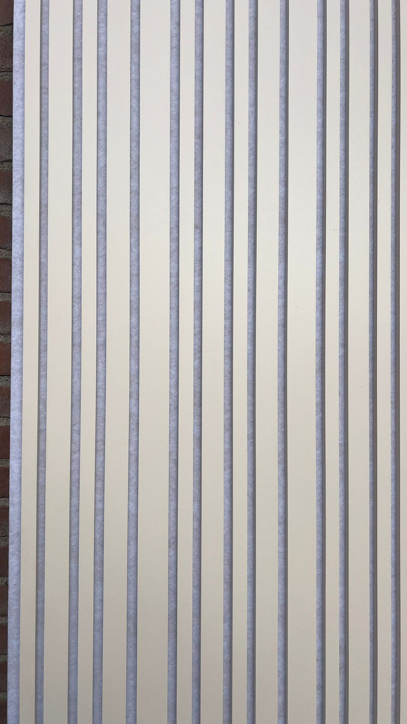 Akoestisch Wandpaneel Beige 260x60 cm – Gemixte Stijl & Makkelijke Montage