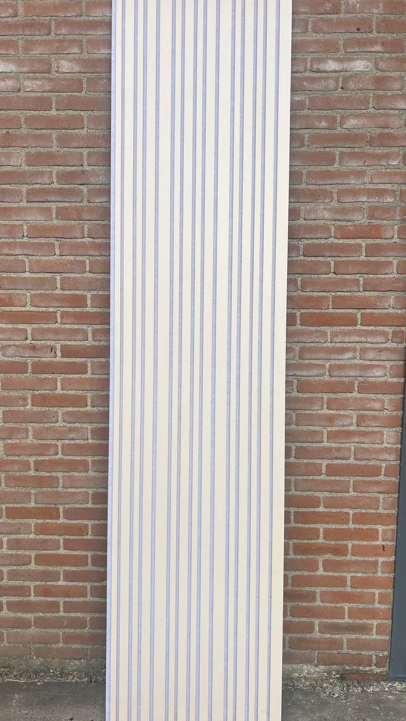 Akoestisch Wandpaneel Beige 260x60 cm – Gemixte Stijl & Makkelijke Montage