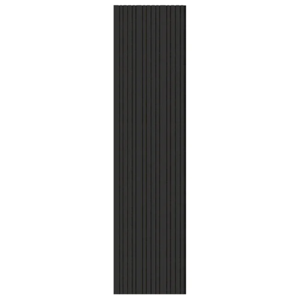Akoestisch Wandpaneel Black On Black 260x60 cm – Gemixte Stijl & Makkelijke Montage