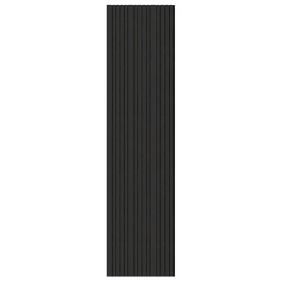 Akoestisch Wandpaneel Black On Black 260x60 cm – Gemixte Stijl & Makkelijke Montage