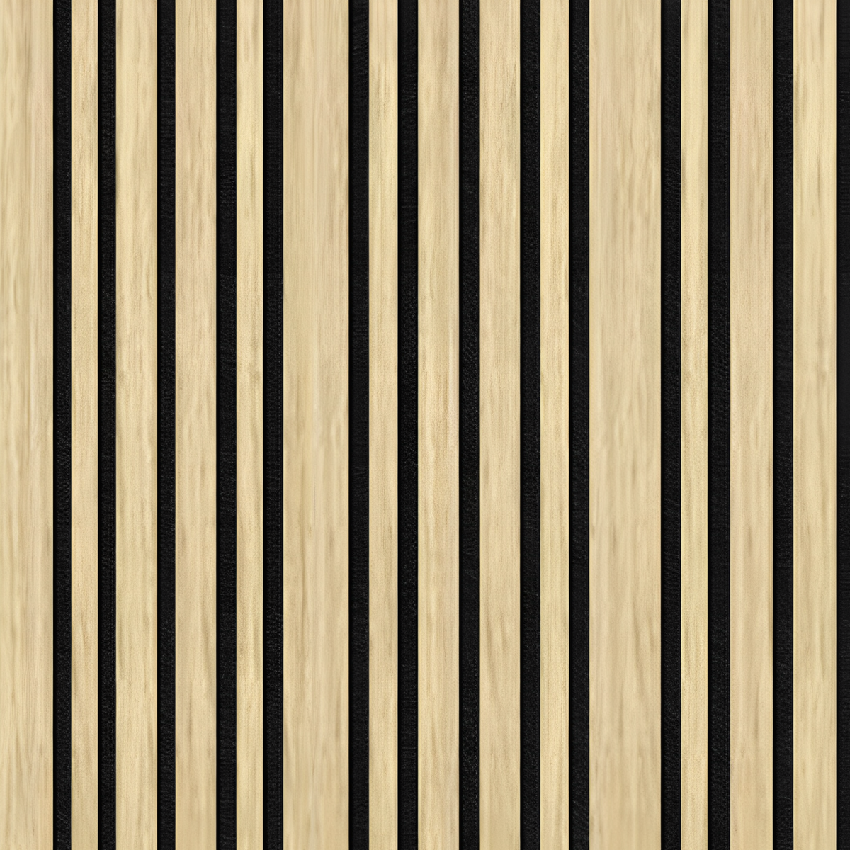 Akoestisch Wandpaneel Light Oak 260x60 cm – Gemixte Stijl & Makkelijke Montage