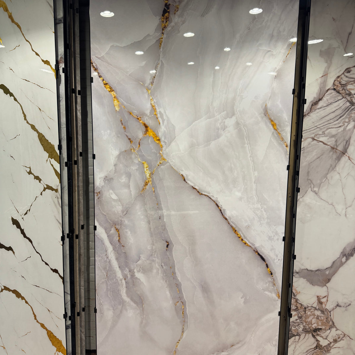 Wandpaneel Pvc MarmerPlaat Hoogglans Altara | 280x122x0.3 | Waterbestendig