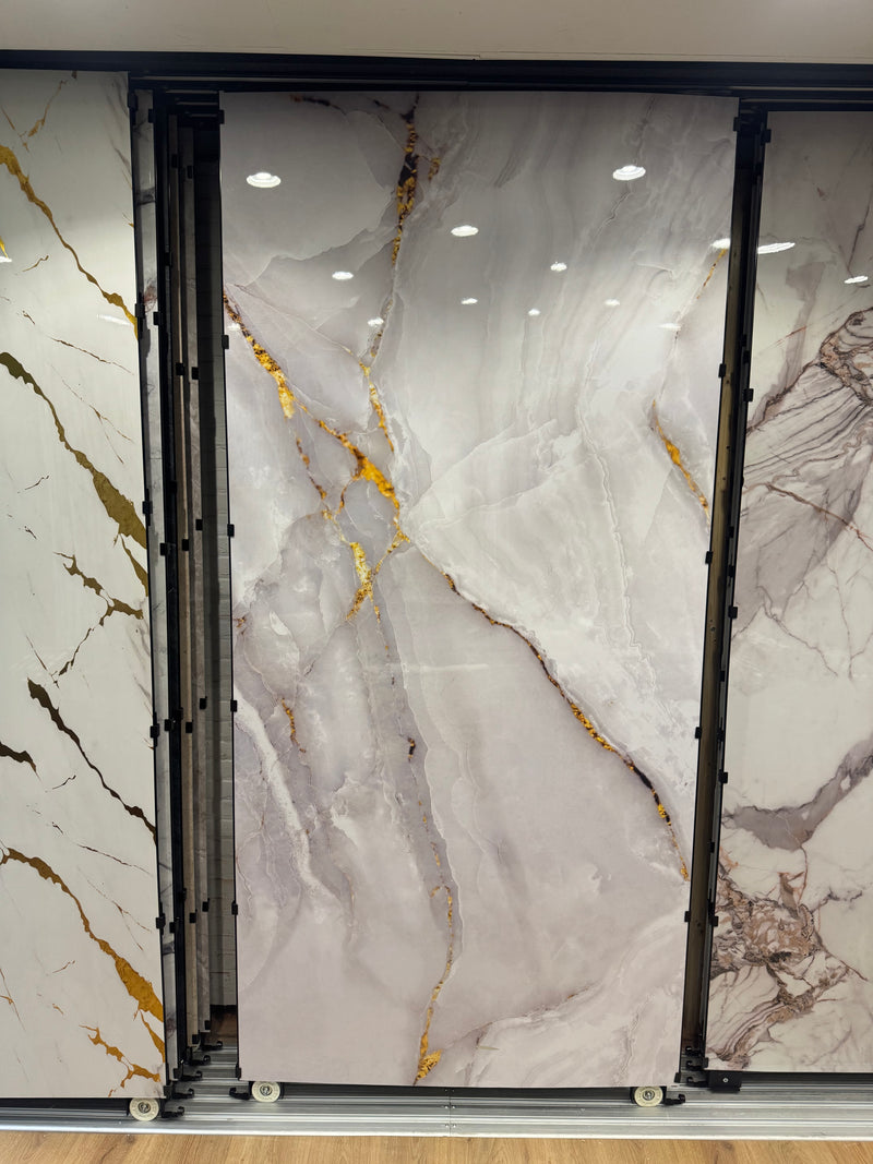Wandpaneel Pvc MarmerPlaat Hoogglans Altara | 280x122x0.3 | Waterbestendig