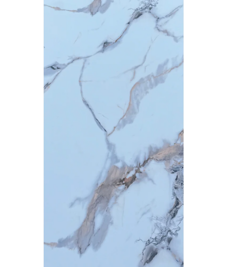 Wandpaneel Pvc MarmerPlaat Hoogglans Calacatta GOLD | 280x122x0.3 | Waterbestendig