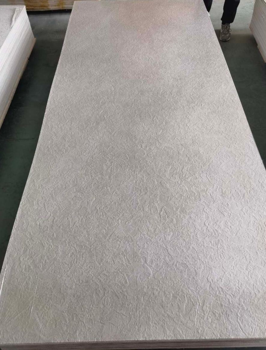 PVC Wandpaneel licht grijs – 280x120 cm – Mat & Waterbestendig